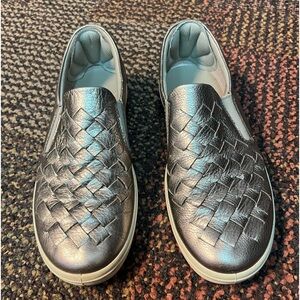 ECCO Women’s Woven Soft Slip-on Sneakers